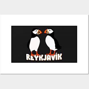 Cute Birds from Reykjavik Iceland Souvenir Posters and Art